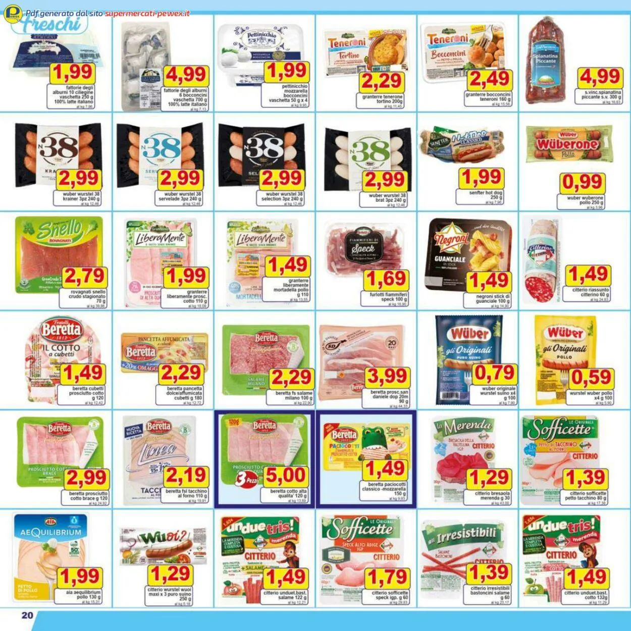 Pewex Volantino attuale da 2 settembre a 16 settembre di 2025 - Pagina del volantino 20
