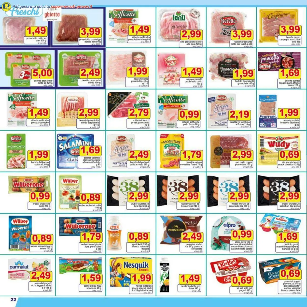 Pewex Volantino attuale da 27 dicembre a 6 gennaio di 2026 - Pagina del volantino 22