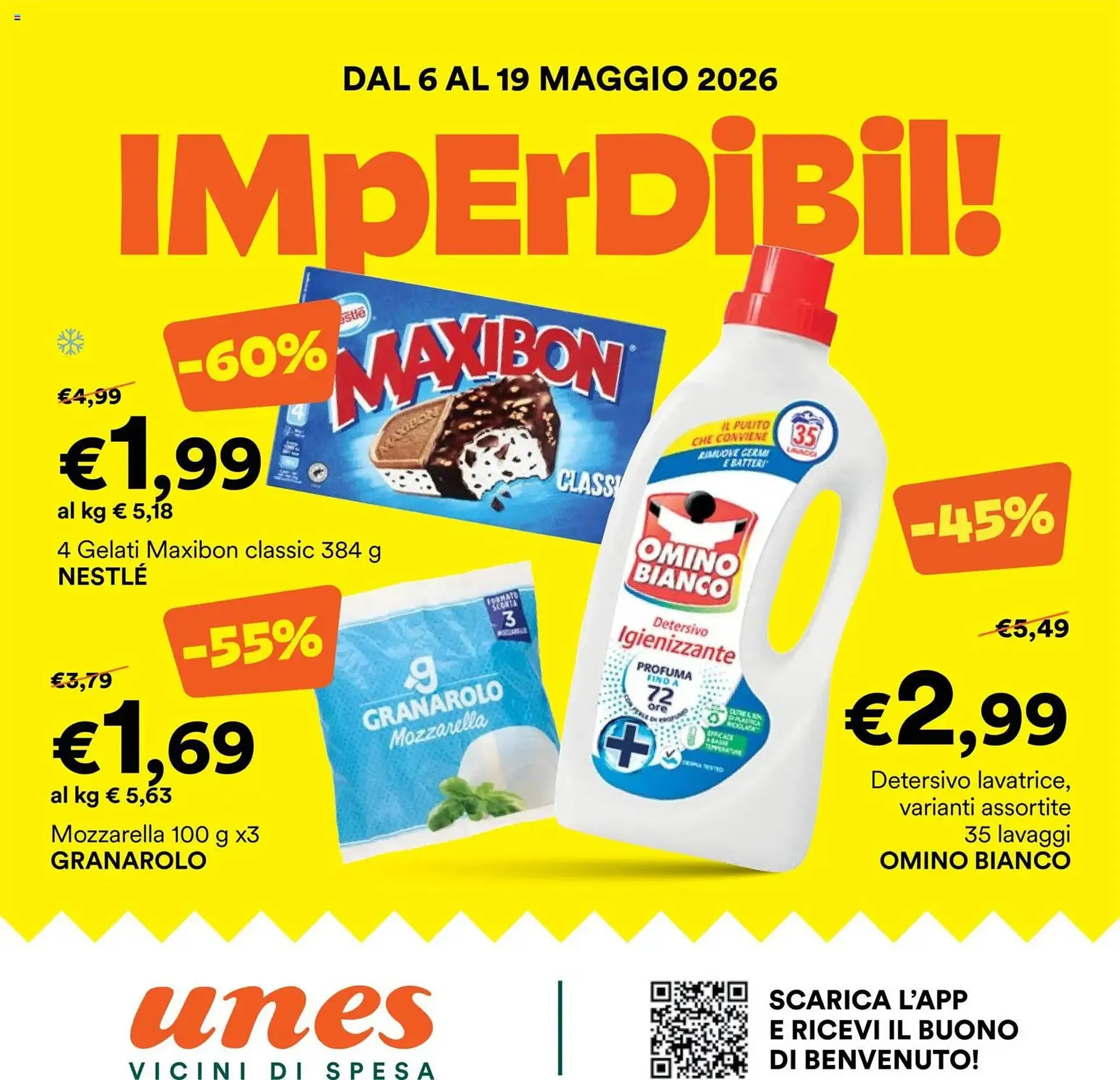 Volantino Unes da 6 maggio a 19 maggio di 2026 - Pagina del volantino 1