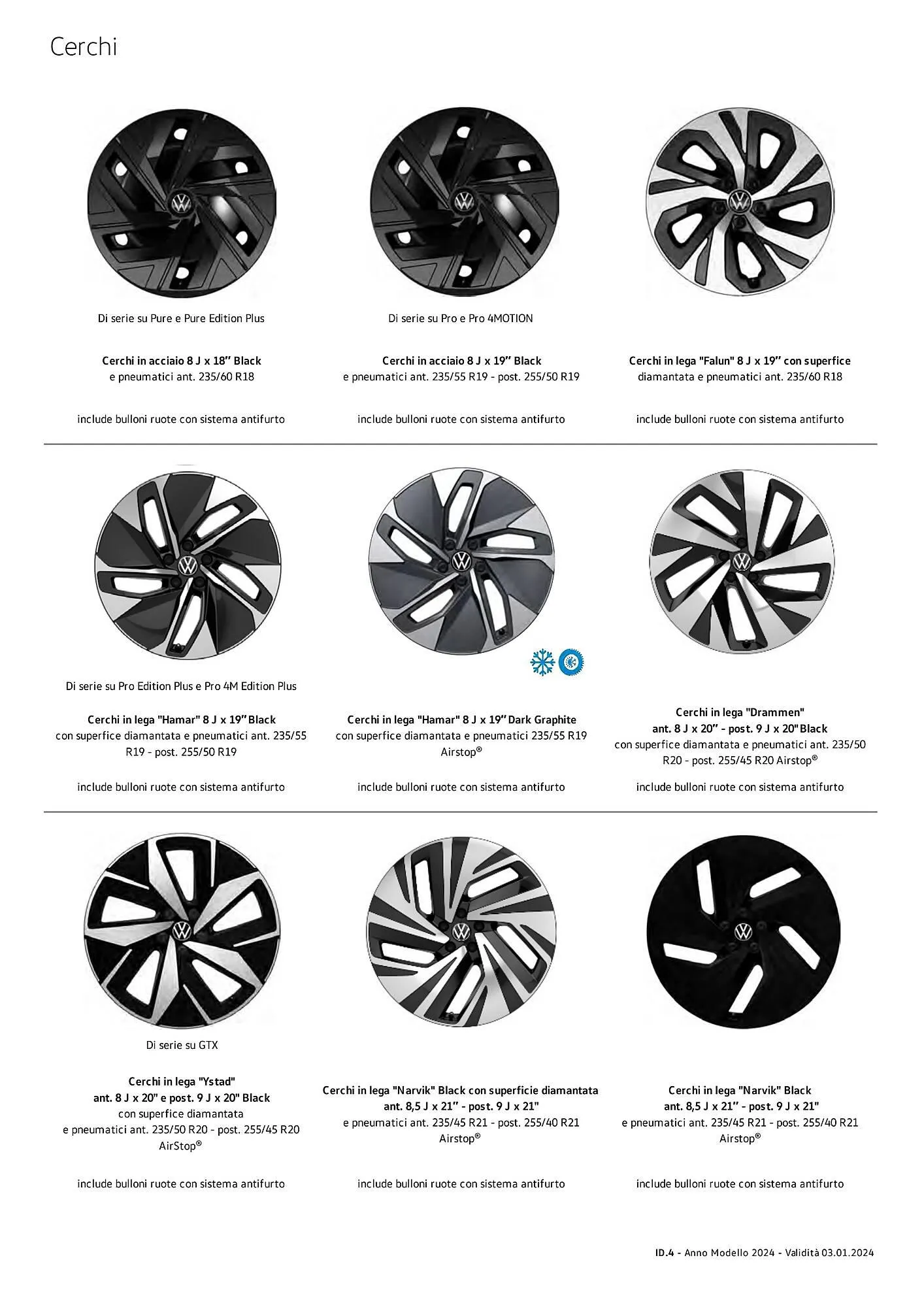 Volantino Volkswagen ID.4 GTX 4MOTION da 3 gennaio a 4 gennaio di 2025 - Pagina del volantino 8