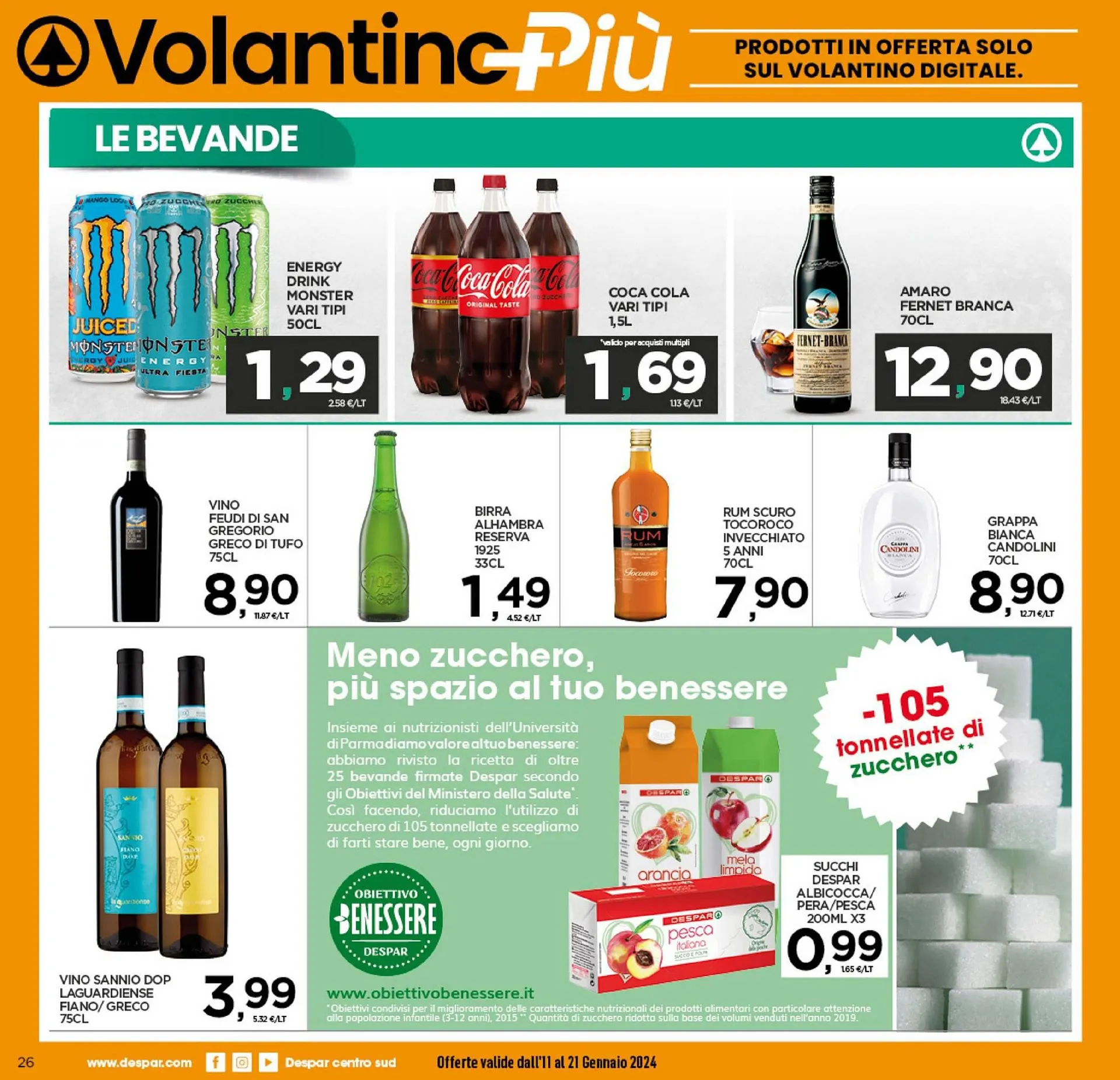 Volantino Iperspar da 11 gennaio a 21 gennaio di 2024 - Pagina del volantino 26