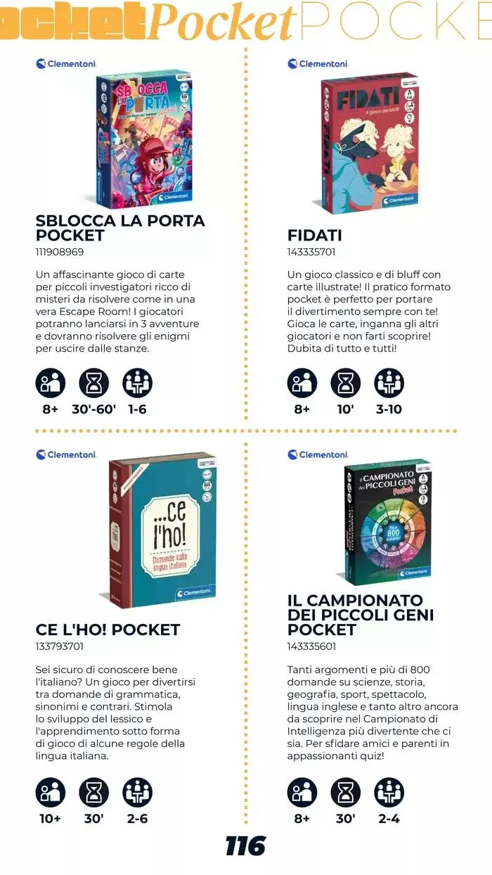 Catalogo Giochi di Società da 1 marzo a 15 marzo di 2025 - Pagina del volantino 116