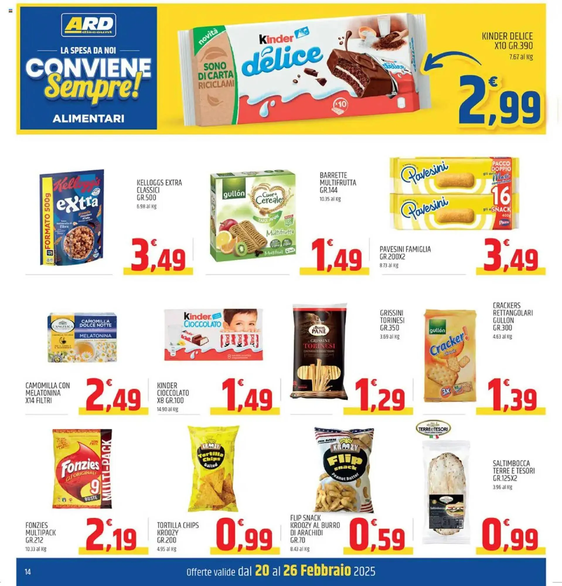 Volantino Ard Discount da 20 febbraio a 26 febbraio di 2025 - Pagina del volantino 14
