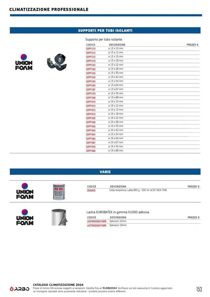 Catalogo climatizzazione 2024 da 17 maggio a 31 dicembre di 2024 - Pagina del volantino 153