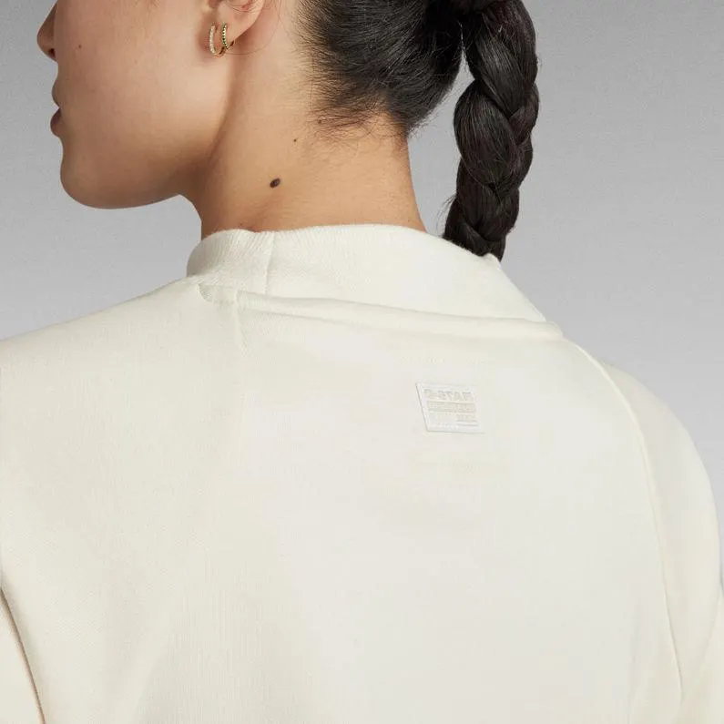 Mock Raglan Sweat Dress