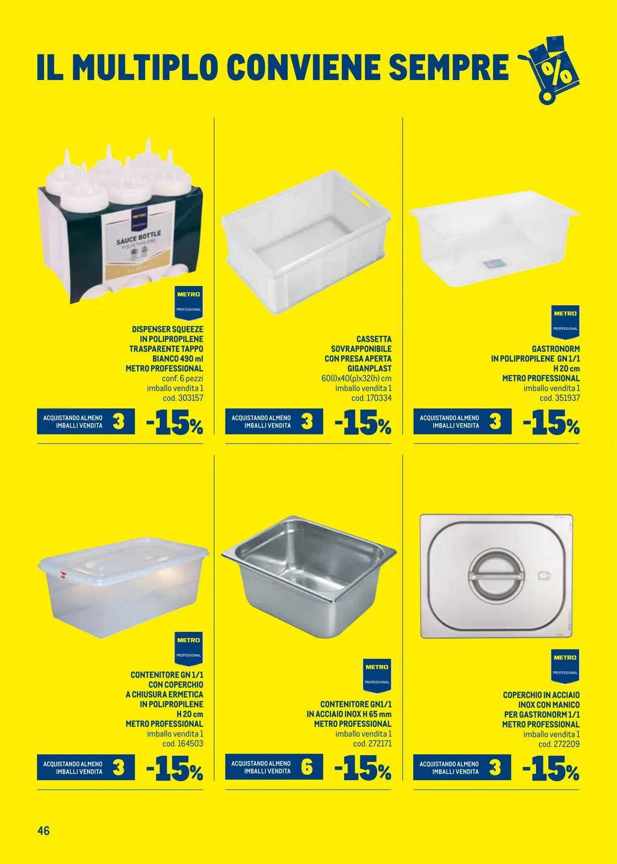 Metro Volantino attuale da 8 ottobre a 22 ottobre di 2025 - Pagina del volantino 46