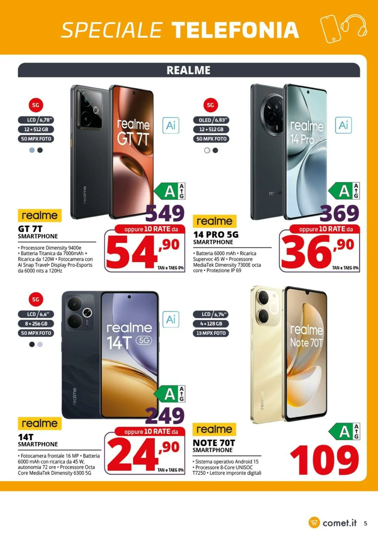 Comet Volantino attuale da 24 ottobre a 30 ottobre di 2025 - Pagina del volantino 5