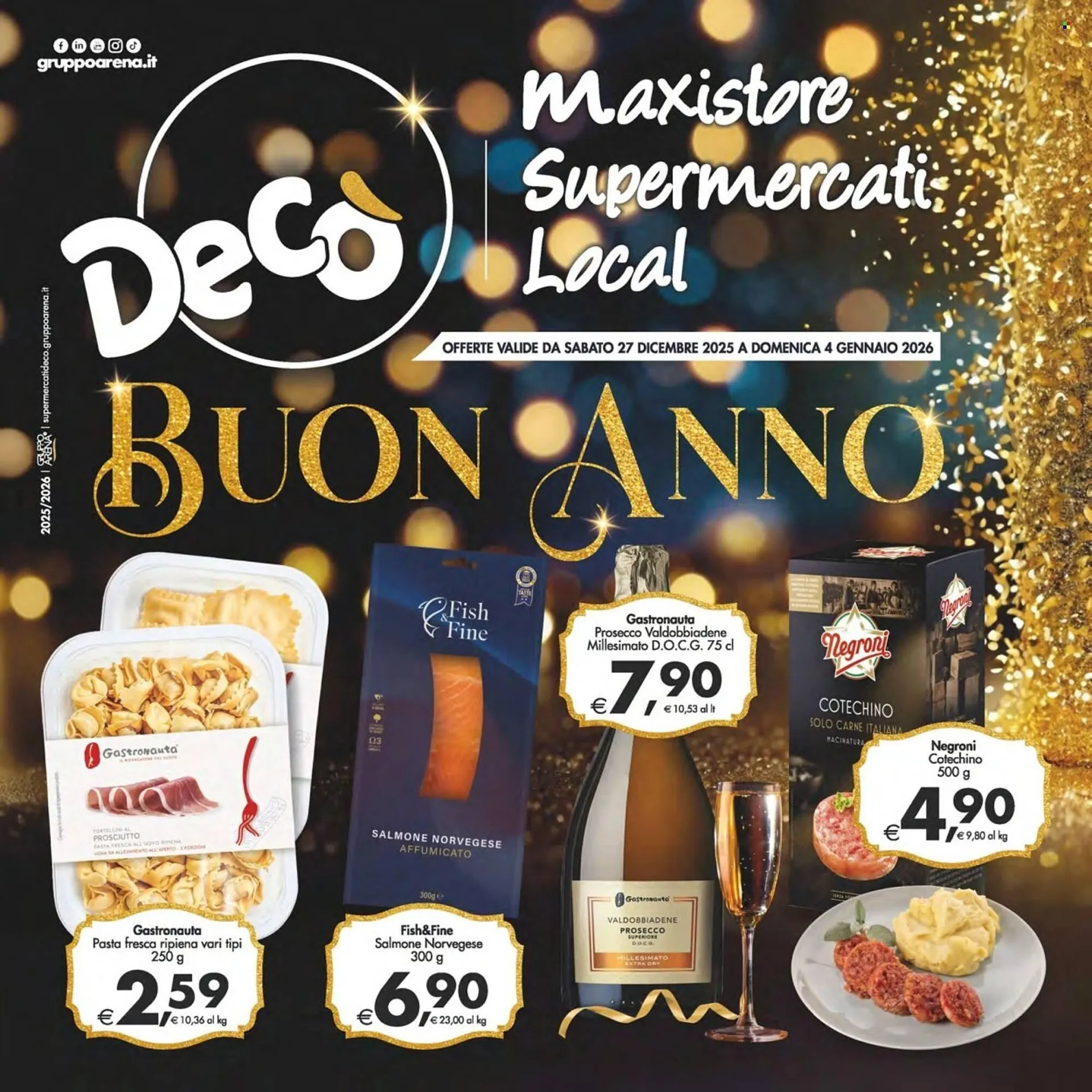 Volantino Deco Supermercati da 27 dicembre a 4 gennaio di 2026 - Pagina del volantino 1