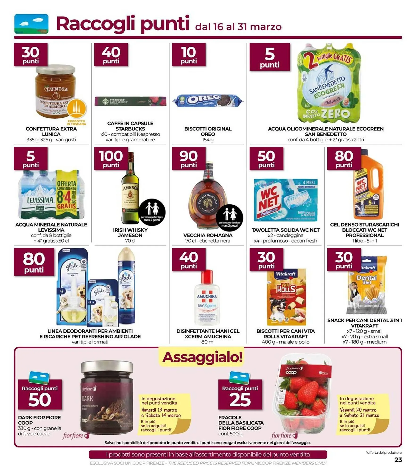 Volantino Unicoop da 12 marzo a 25 marzo di 2026 - Pagina del volantino 23