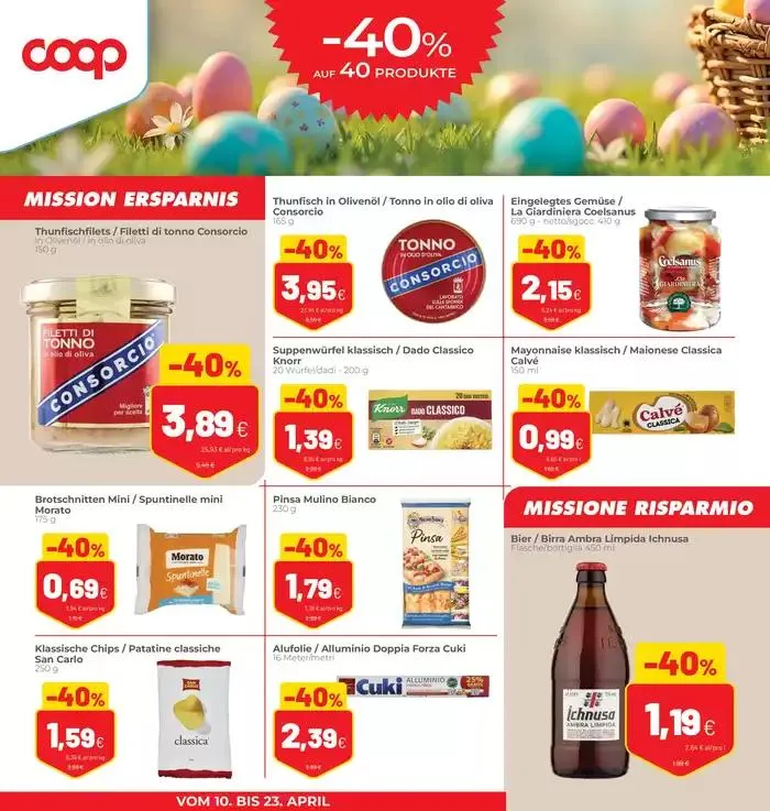 Frohe ostern da 10 aprile a 23 aprile di 2025 - Pagina del volantino 10