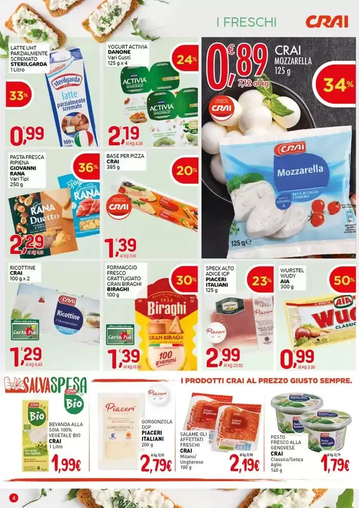 Sottocosto freschi da 20 marzo a 2 aprile di 2025 - Pagina del volantino 4