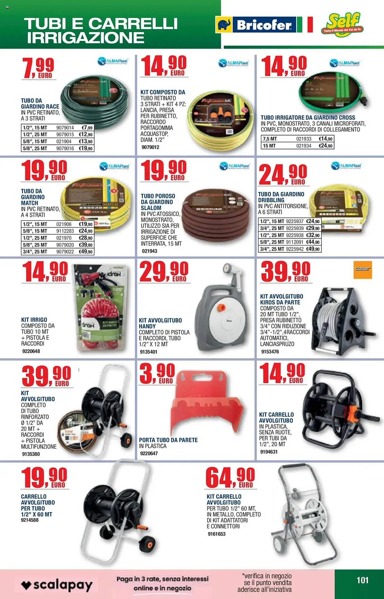 Volantino Bricofer da 27 maggio a 30 settembre di 2025 - Pagina del volantino 101