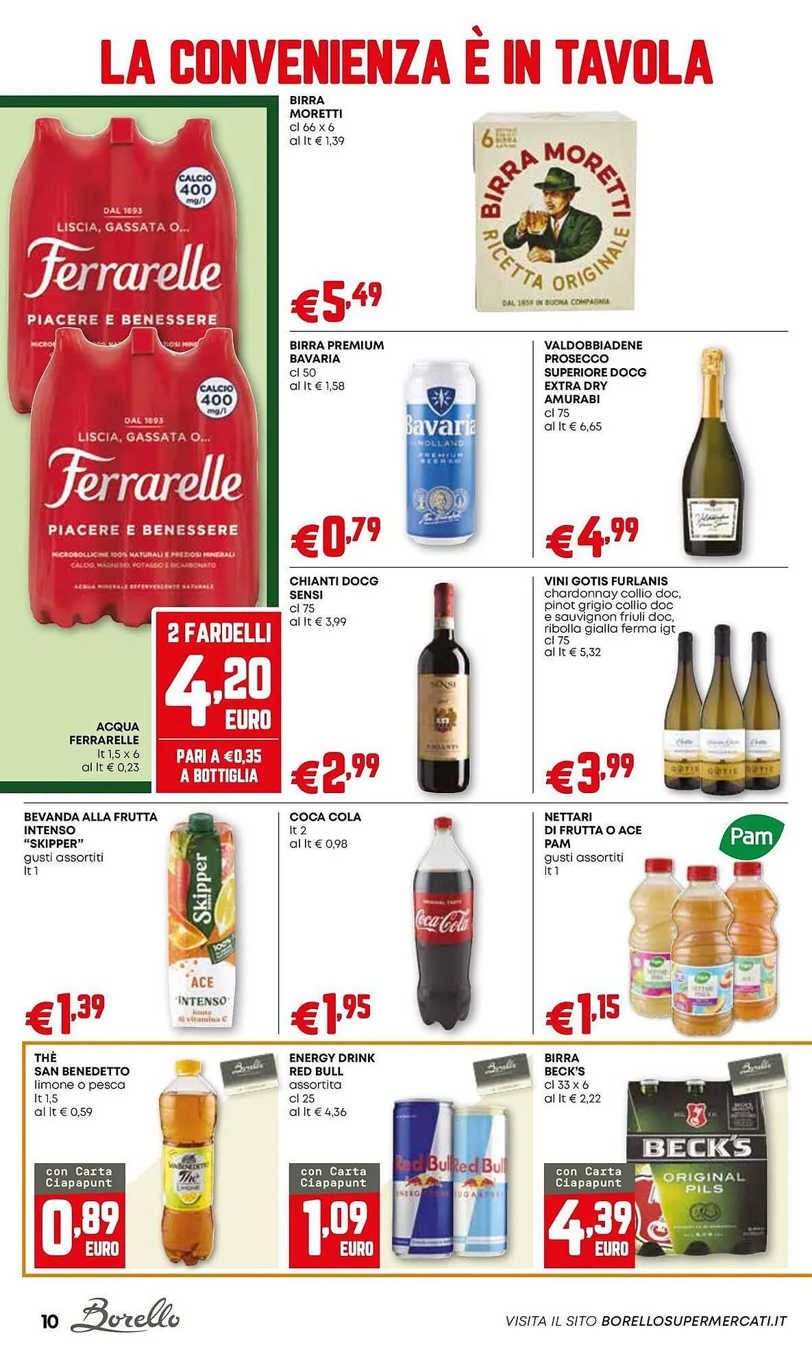 Volantino Borello Supermercati da 29 maggio a 11 giugno di 2025 - Pagina del volantino 10