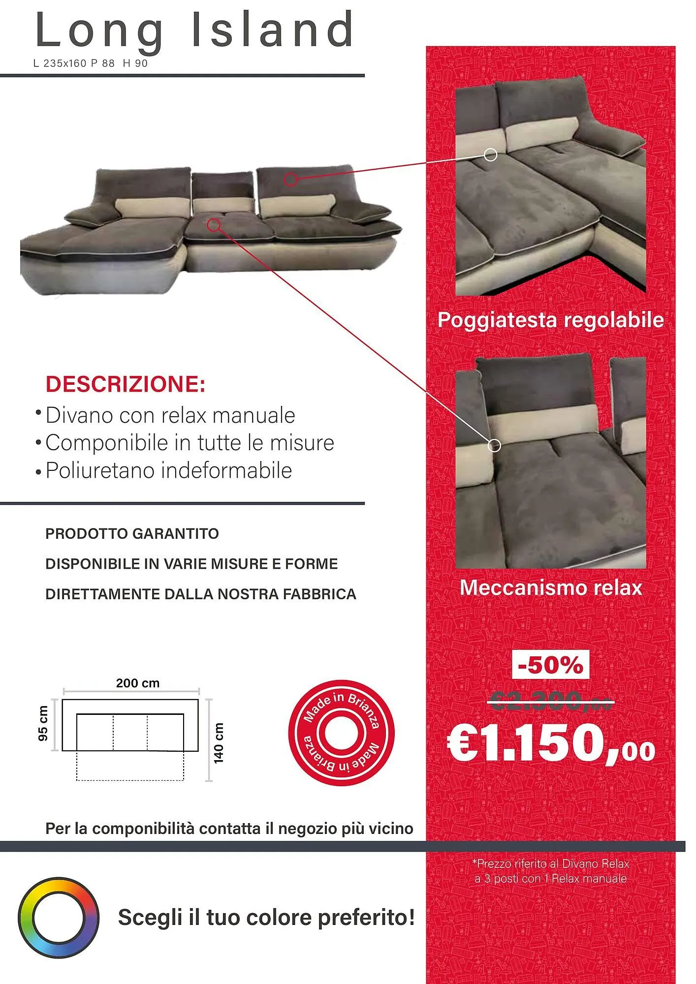 Volantino Outlet Divani da 15 ottobre a 31 dicembre di 2024 - Pagina del volantino 4