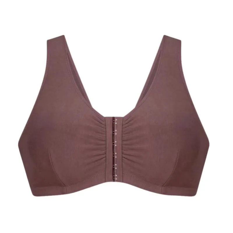 ANI5765X.769- Reggiseno Hazel da protesi senza ferretto aperto davanti - berry