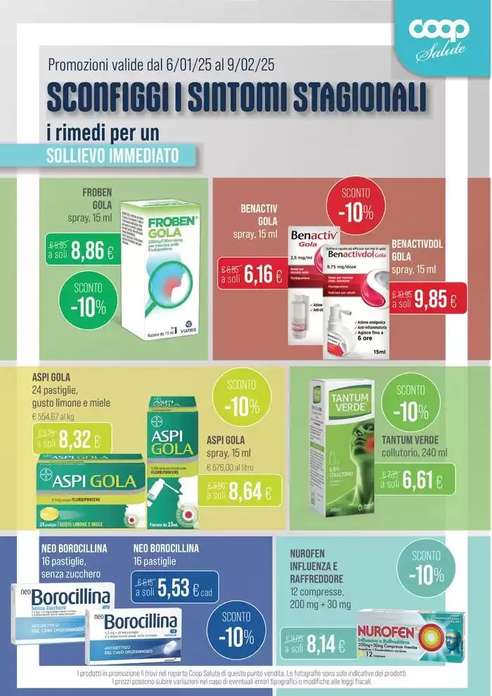 Coop Salute da 8 gennaio a 9 febbraio di 2025 - Pagina del volantino 1