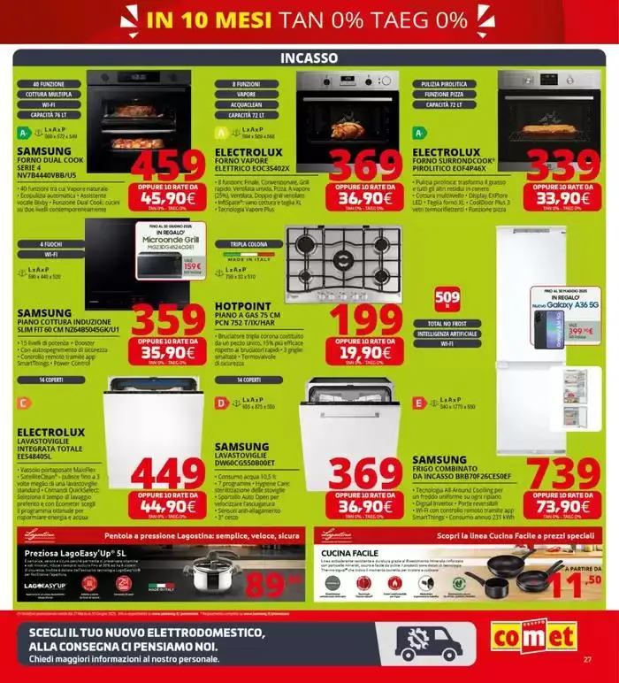 Zero scusa, tasso zero da Comet! da 3 aprile a 16 aprile di 2025 - Pagina del volantino 27
