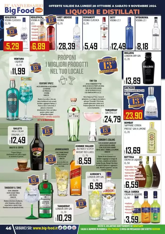 Festeggiamo il nostro 13 anniversario da 28 ottobre a 9 novembre di 2024 - Pagina del volantino 46