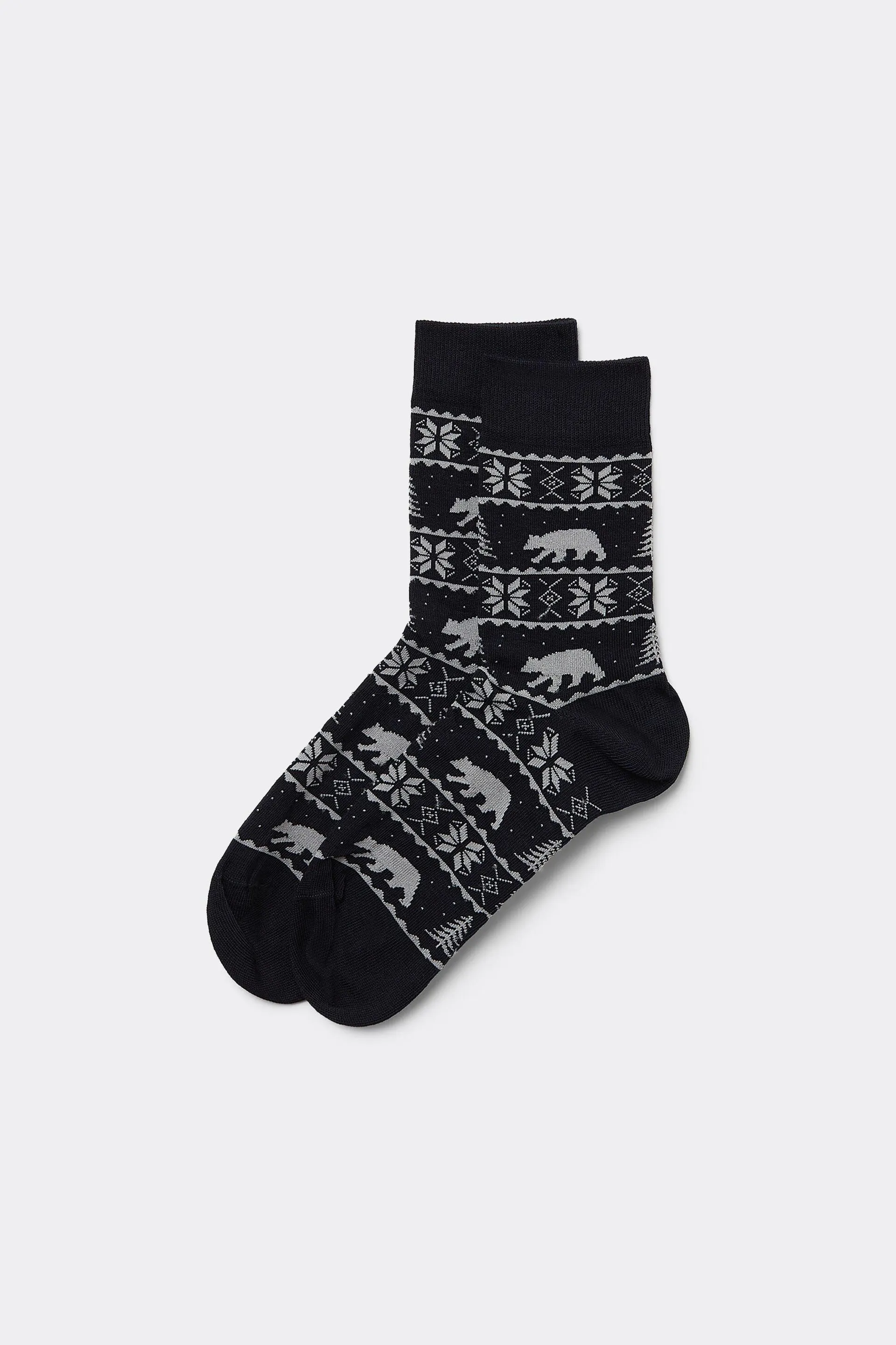 Calzini Semi Corti in Cotone Fantasia Uomo