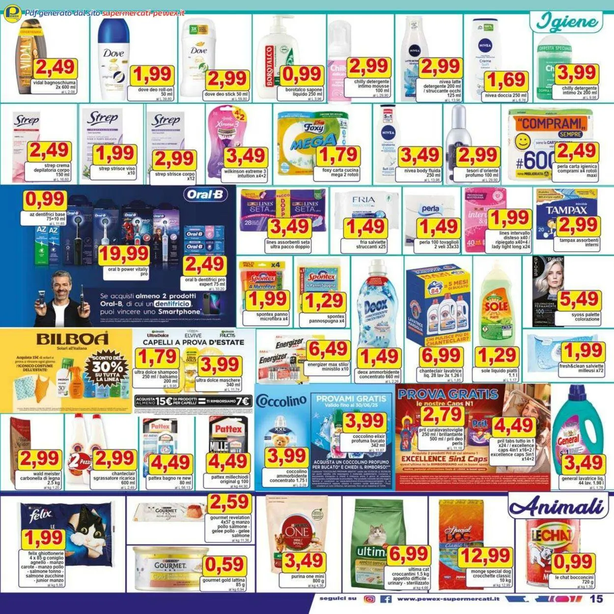 Pewex Volantino attuale da 25 giugno a 3 luglio di 2025 - Pagina del volantino 15