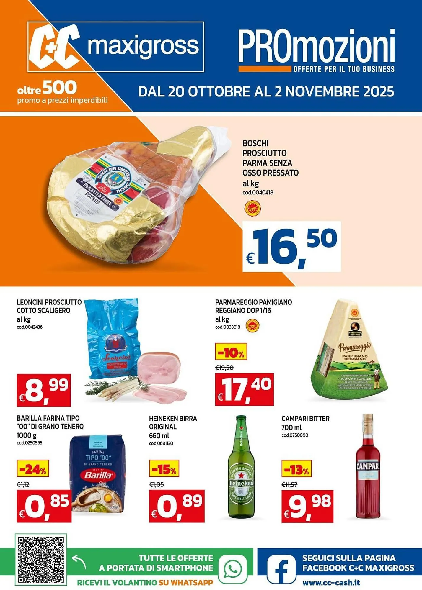 Volantino C+C Italmarket da 20 ottobre a 2 novembre di 2025 - Pagina del volantino 1