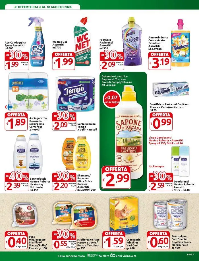 Sconti fino al 40% da 6 agosto a 18 agosto di 2024 - Pagina del volantino 7