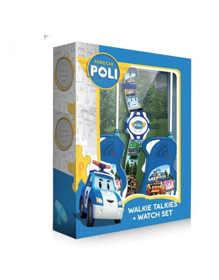Robocar Poli - Walkie Talkie + Orologio PO0001