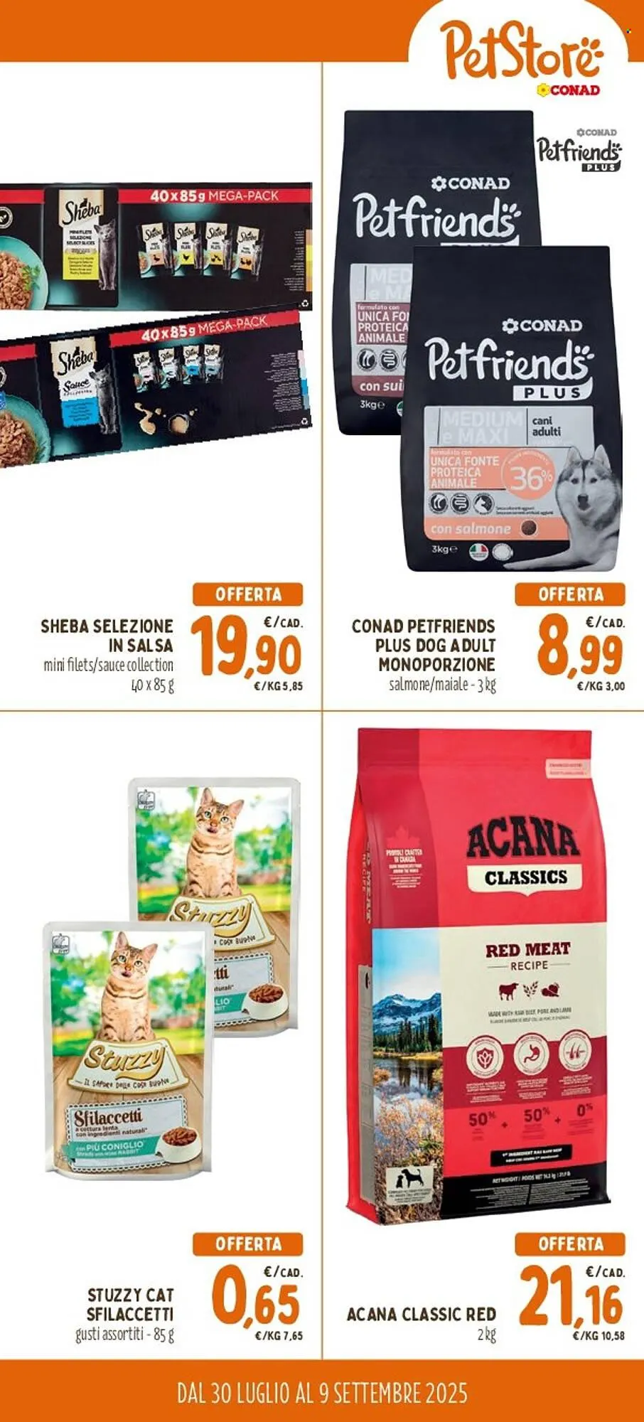 Volantino Pet Store Conad da 30 luglio a 9 settembre di 2025 - Pagina del volantino 2