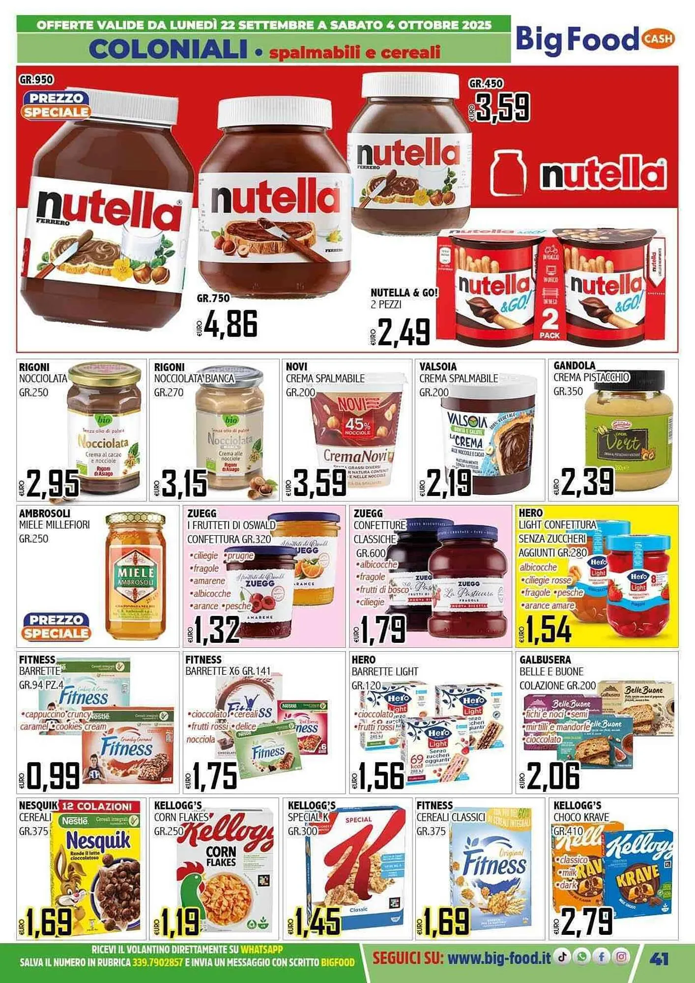 Volantino Big Food da 22 settembre a 4 ottobre di 2025 - Pagina del volantino 41