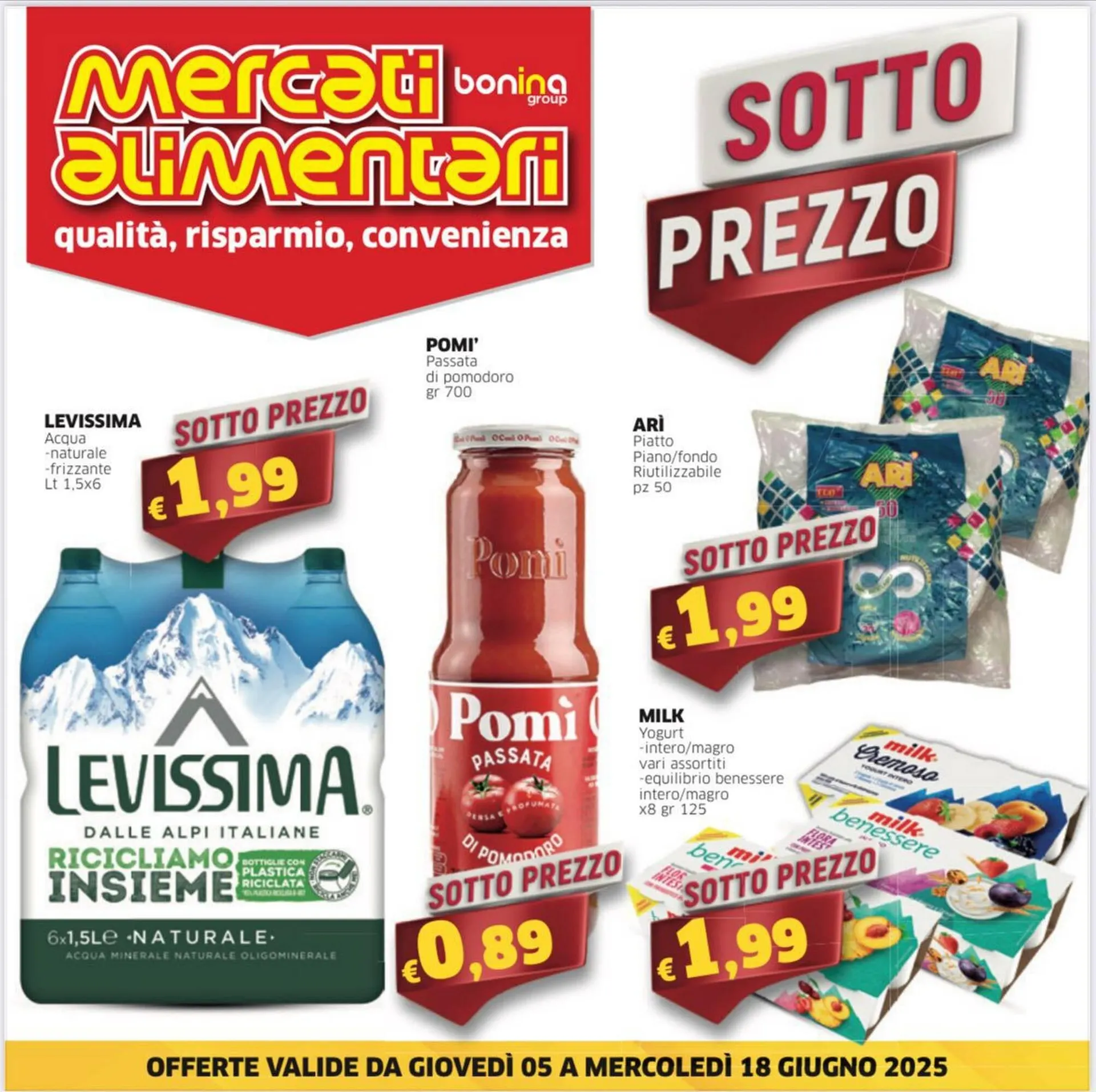 Volantino Mercati Alimentari - 1