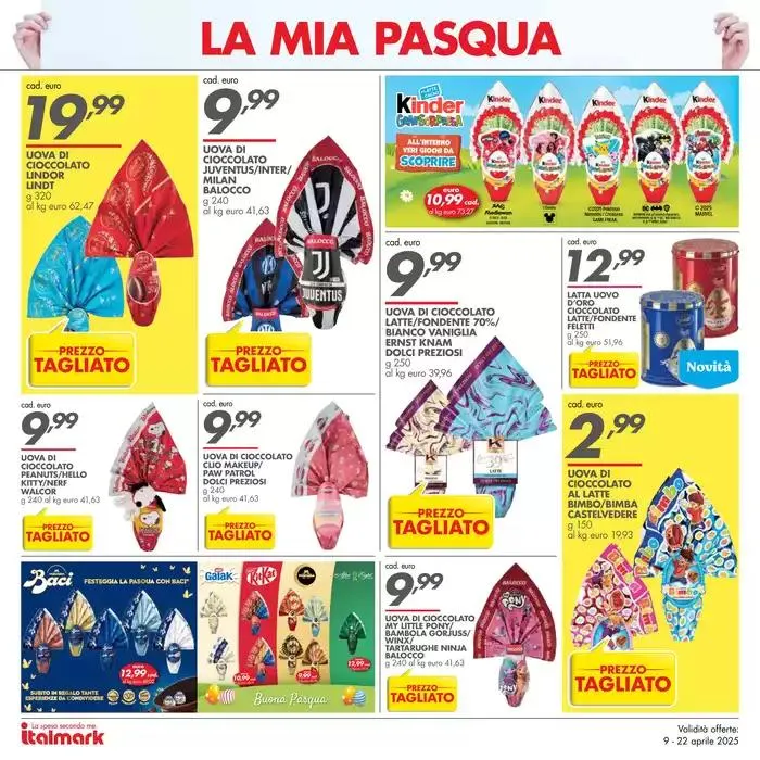 La mia Pasqua da 9 aprile a 22 aprile di 2025 - Pagina del volantino 12