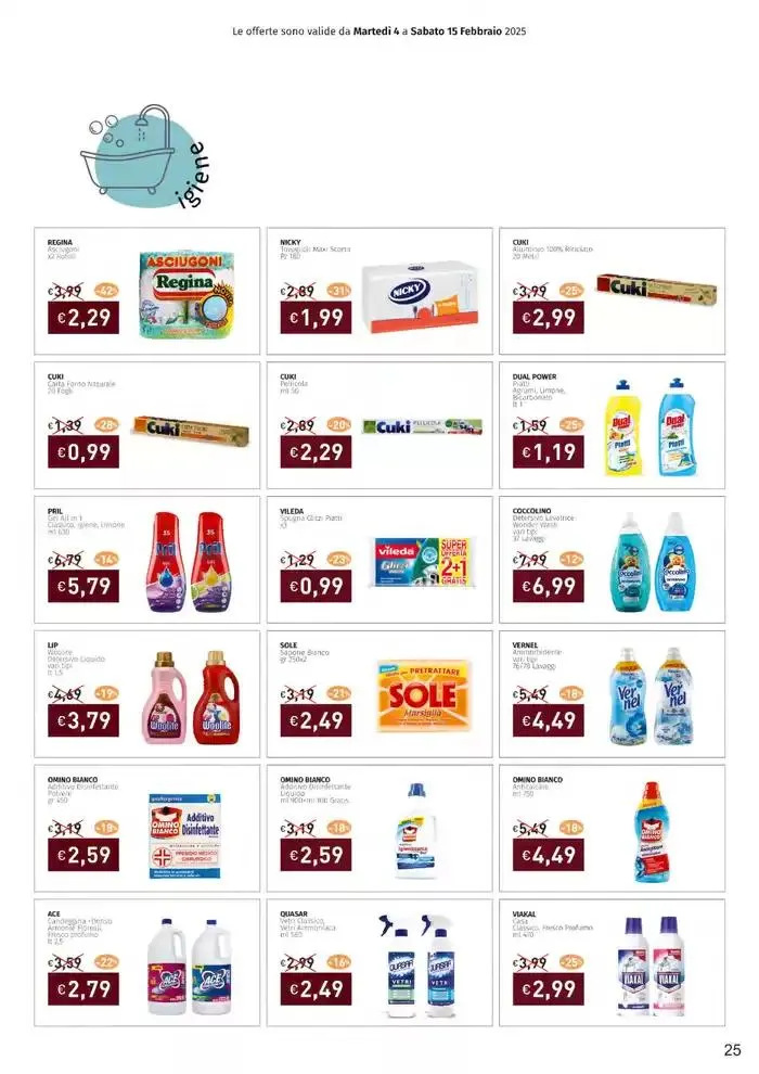 Chi ama condivide  da 4 febbraio a 15 febbraio di 2025 - Pagina del volantino 25