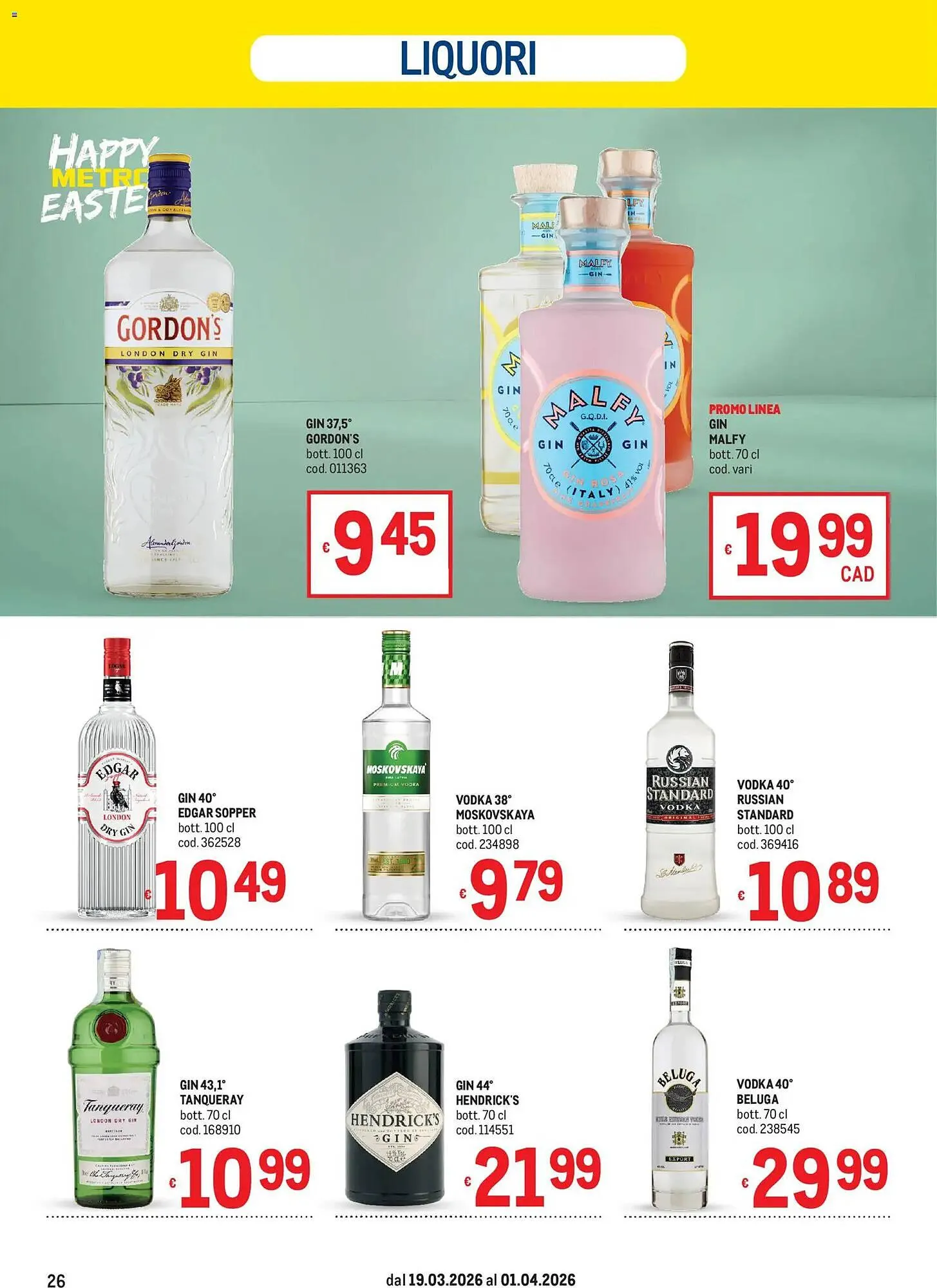 Volantino Metro da 19 marzo a 1 aprile di 2026 - Pagina del volantino 26