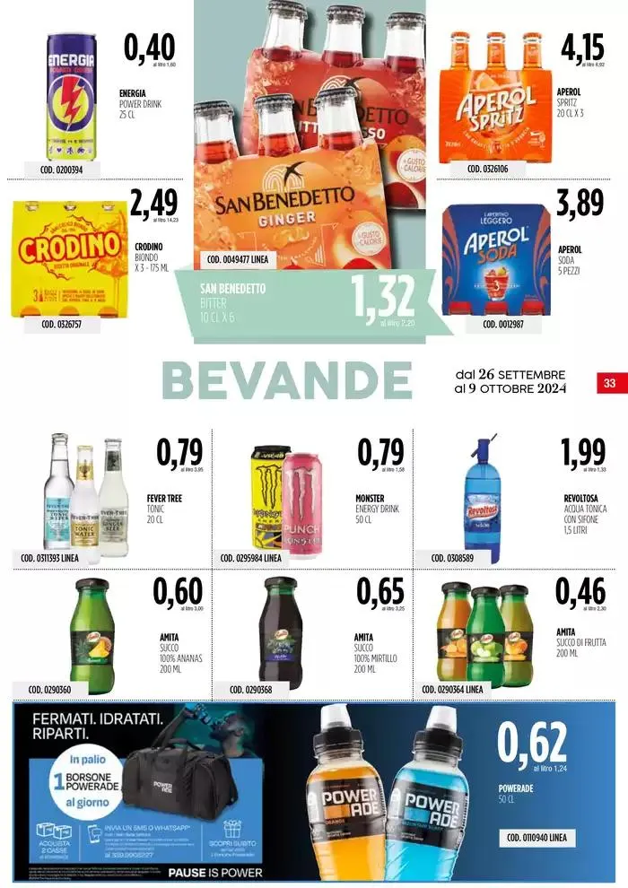 Carico Cash & Carry - Anniversario da 26 settembre a 9 ottobre di 2024 - Pagina del volantino 33