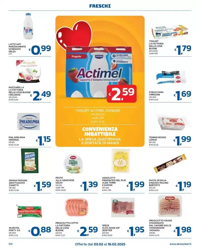 E la festa dei freschissimi! da 3 febbraio a 16 febbraio di 2025 - Pagina del volantino 4