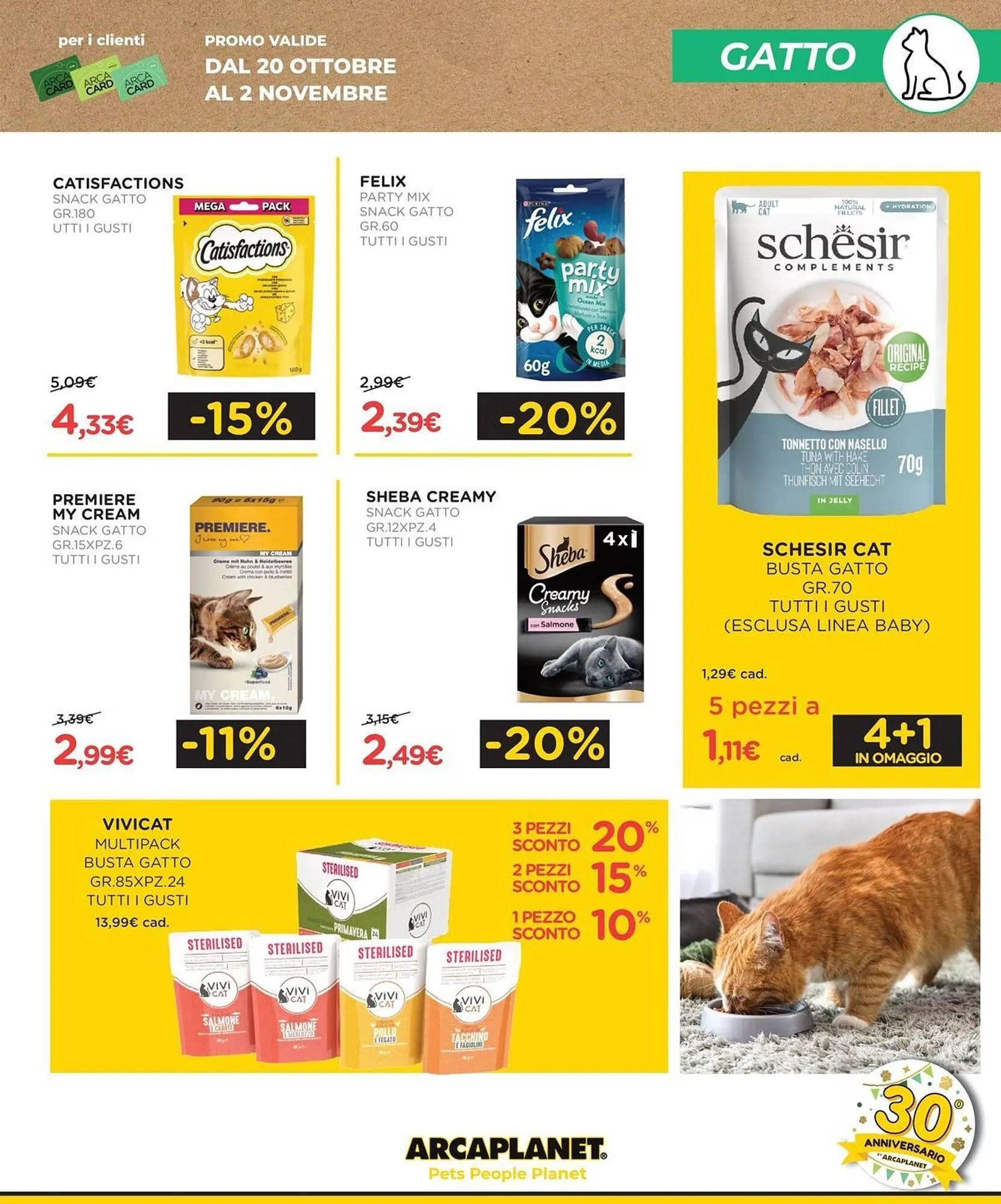 Volantino Arcaplanet da 20 ottobre a 2 novembre di 2025 - Pagina del volantino 11