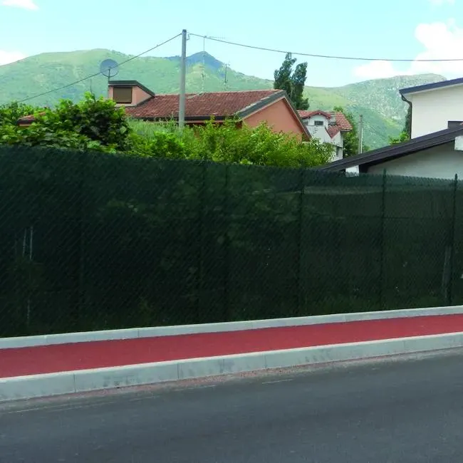 Rete ombreggiante in Polietilene alta densità TENAX Jamaica L 5 x H 2 m verde