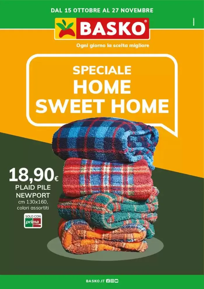 Speciale home sweet home da 28 ottobre a 27 novembre di 2024 - Pagina del volantino 1