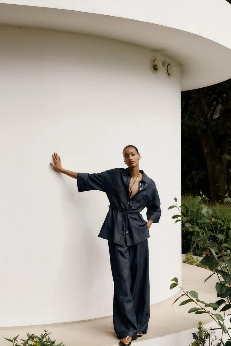 CAMICIA SAFARI IN LINO