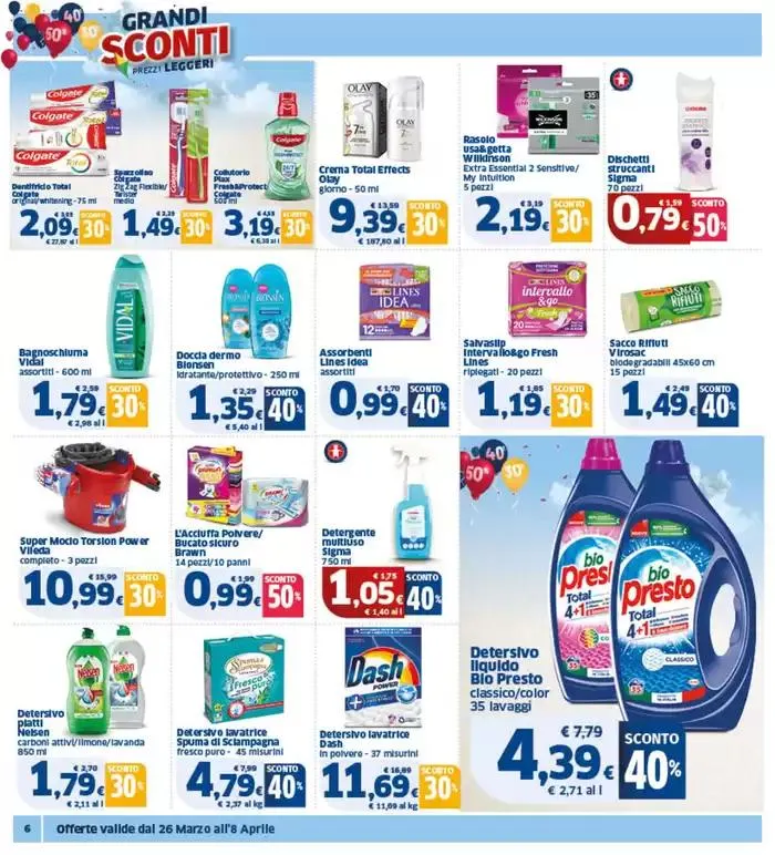 Grandi sconti da 26 marzo a 8 aprile di 2025 - Pagina del volantino 6