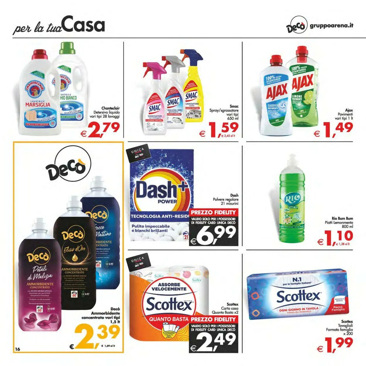 Deco Volantino attuale da 2 settembre a 11 settembre di 2025 - Pagina del volantino 16