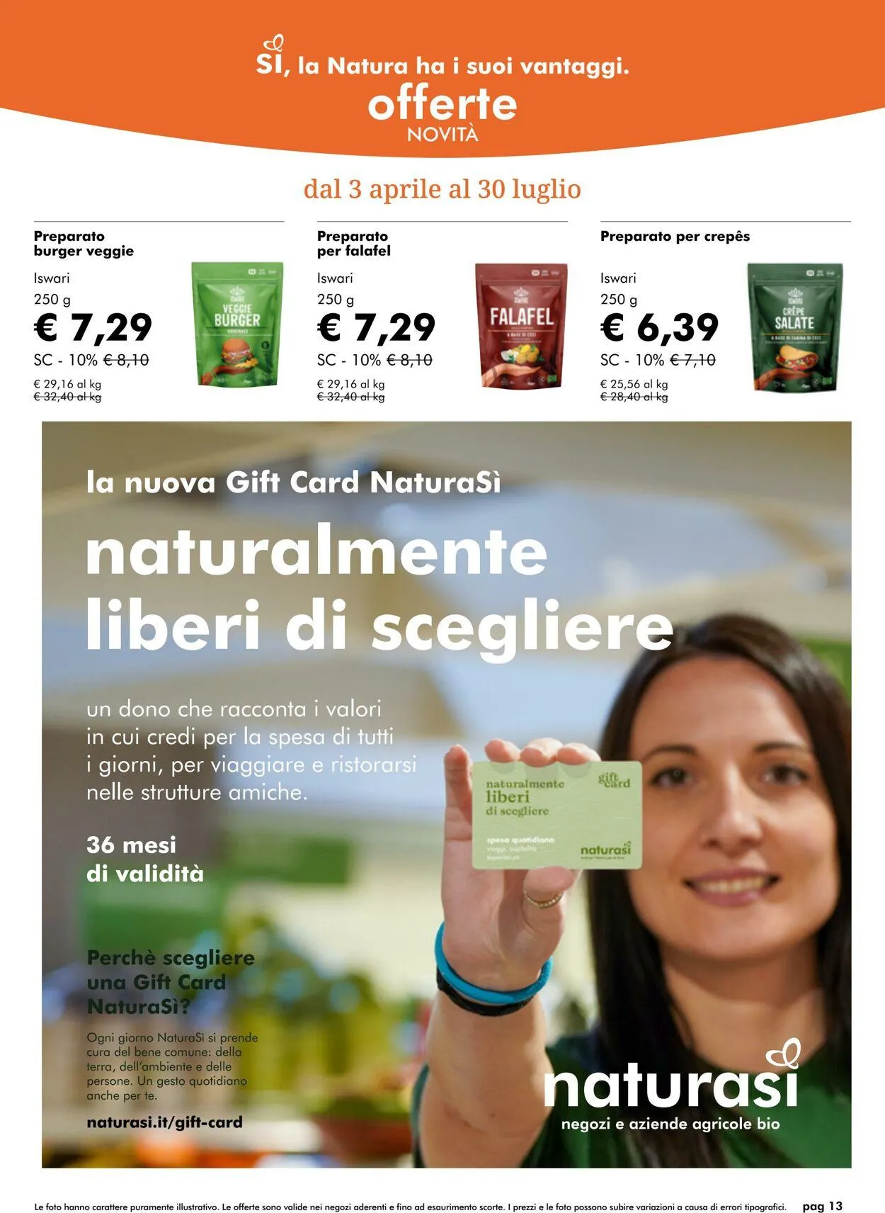 Natura Sì Volantino attuale da 7 maggio a 21 maggio di 2024 - Pagina del volantino 13