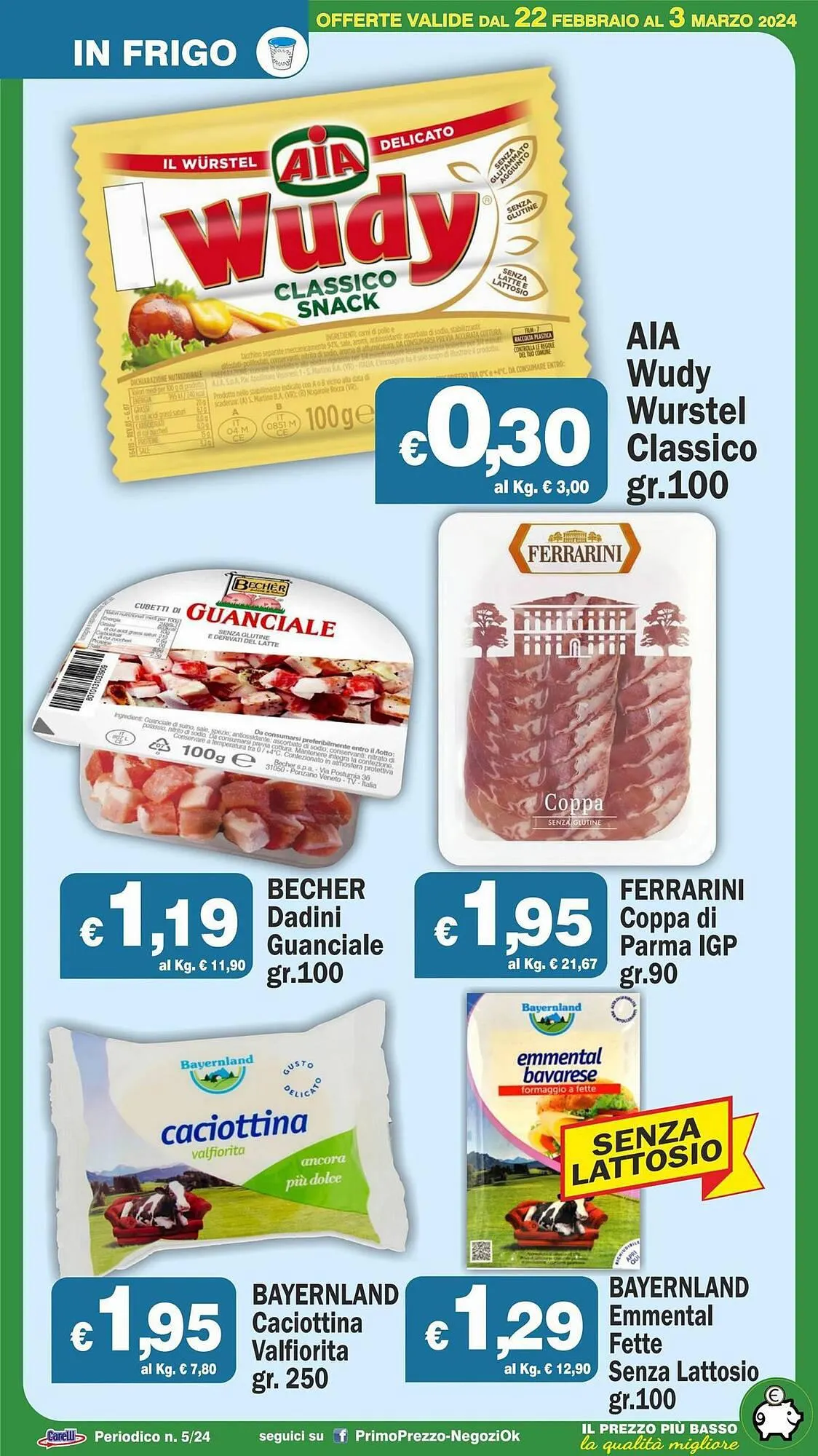 Volantino Primo Prezzo da 22 febbraio a 3 marzo di 2024 - Pagina del volantino 39