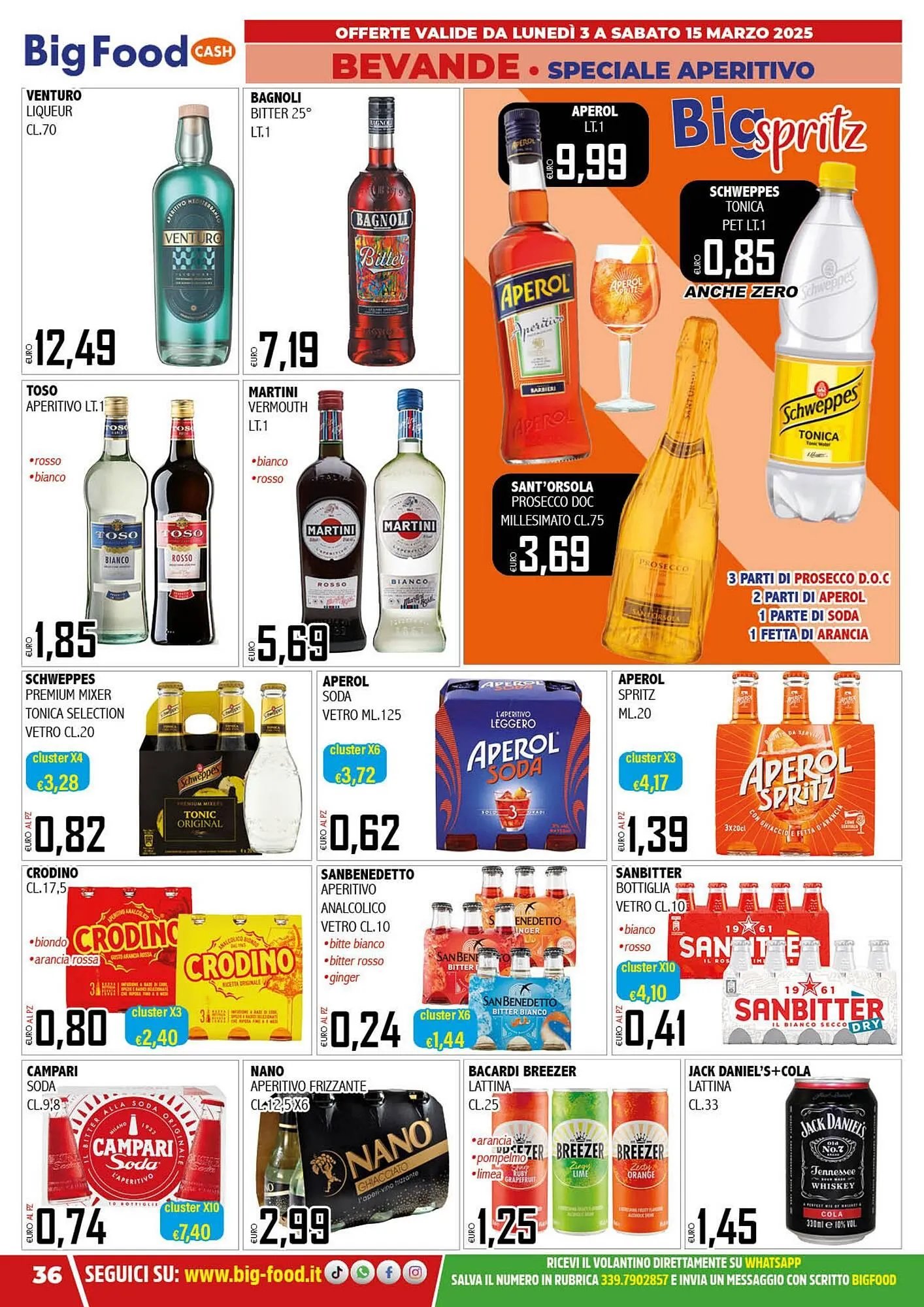 Volantino Big Food da 3 marzo a 15 marzo di 2025 - Pagina del volantino 36