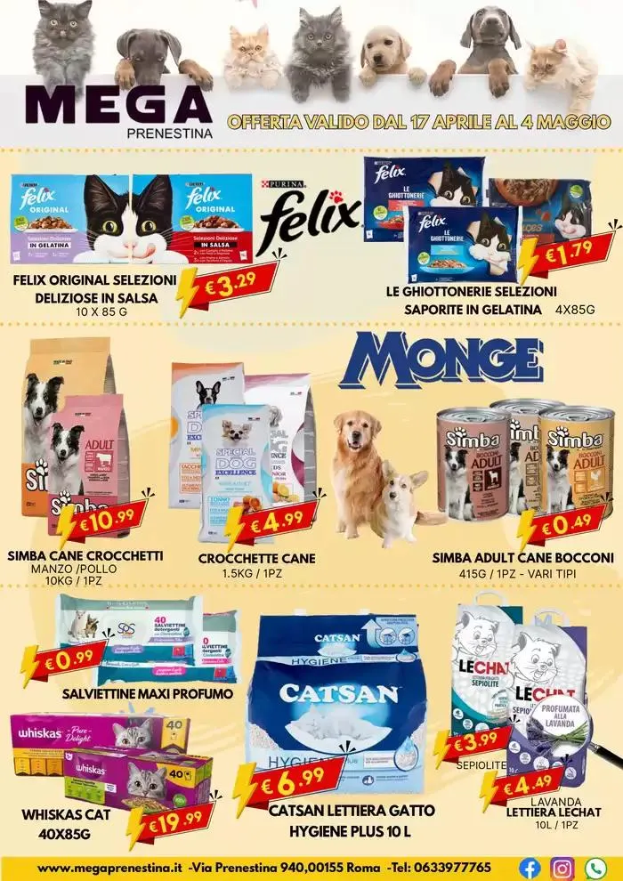 Mega Prenestina - Volantino valido dal 17 aprile al 4 maggio da 17 aprile a 4 maggio di 2025 - Pagina del volantino 16