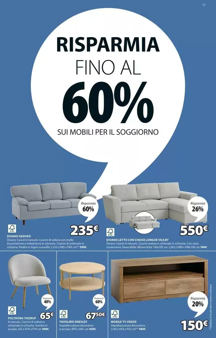 Festeggiamo 100 negozi in Italia da 3 aprile a 30 aprile di 2025 - Pagina del volantino 17