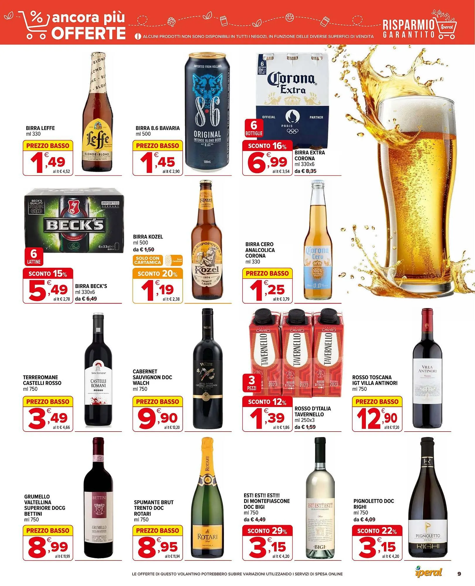 Volantino Iperal da 9 aprile a 22 aprile di 2025 - Pagina del volantino 9