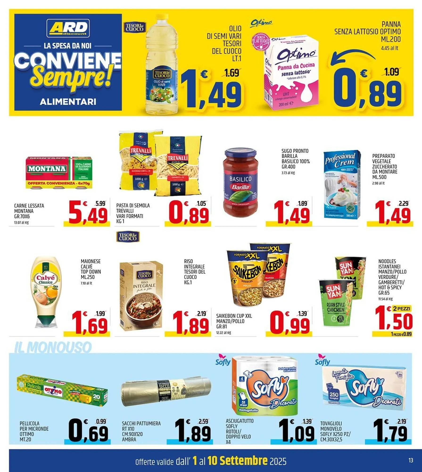 Volantino Ard Discount da 1 settembre a 10 settembre di 2025 - Pagina del volantino 13