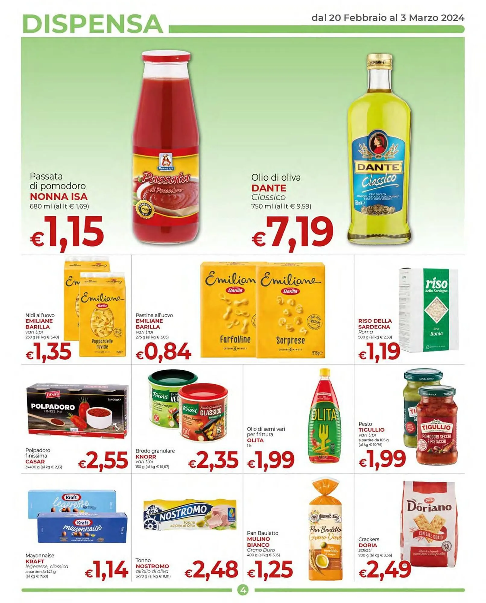 Volantino Supermercati Nonna Isa da 20 febbraio a 3 marzo di 2024 - Pagina del volantino 4