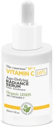 Siero illuminante e antirughe alla vitamina C e limone bio, 30 ml
